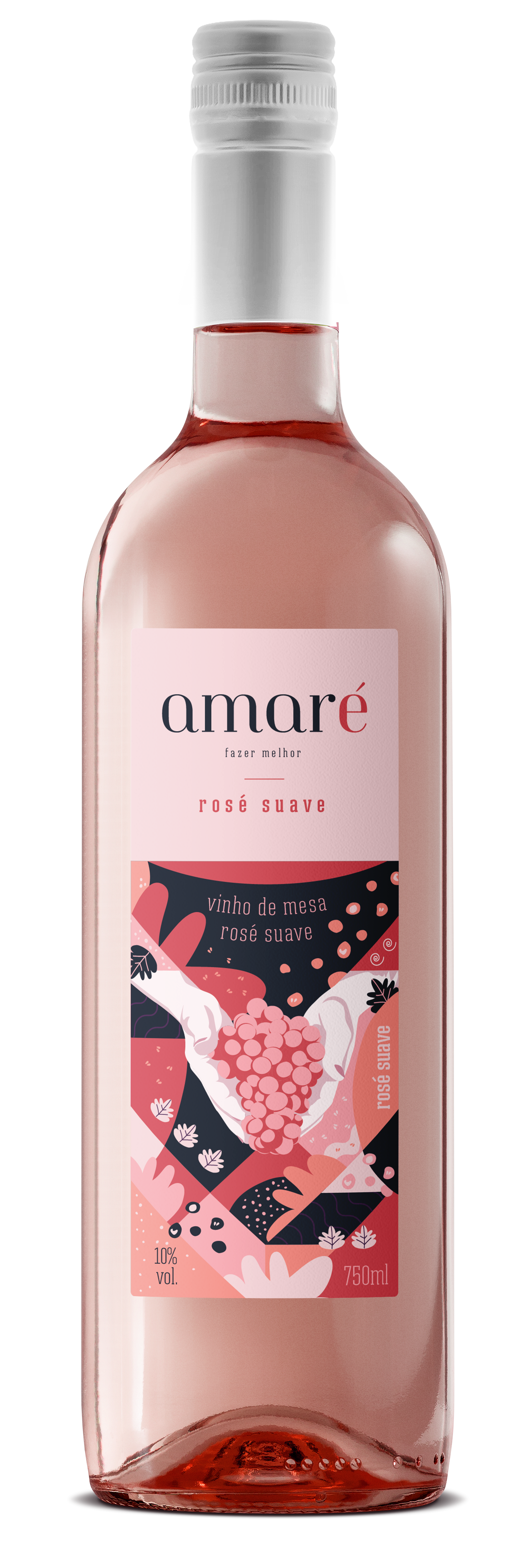 Vinho Rosé Suave 750ml